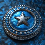 Medalla con estrella de excelencia en la prestación de servicios.